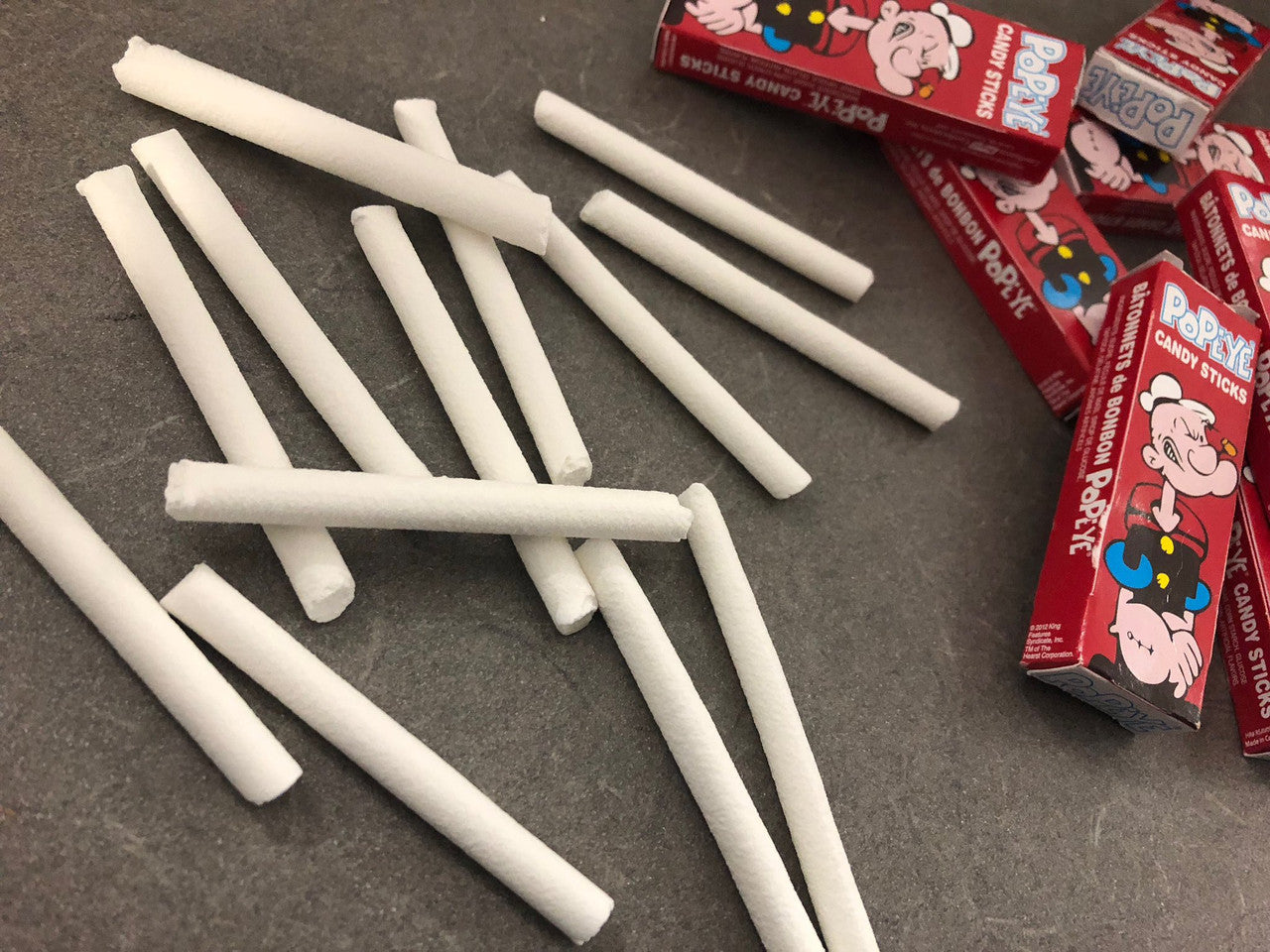 Popeye Candy Sticks Fun Size, 75ct, 187g/6.5 oz. Bag {Imported from Canada}